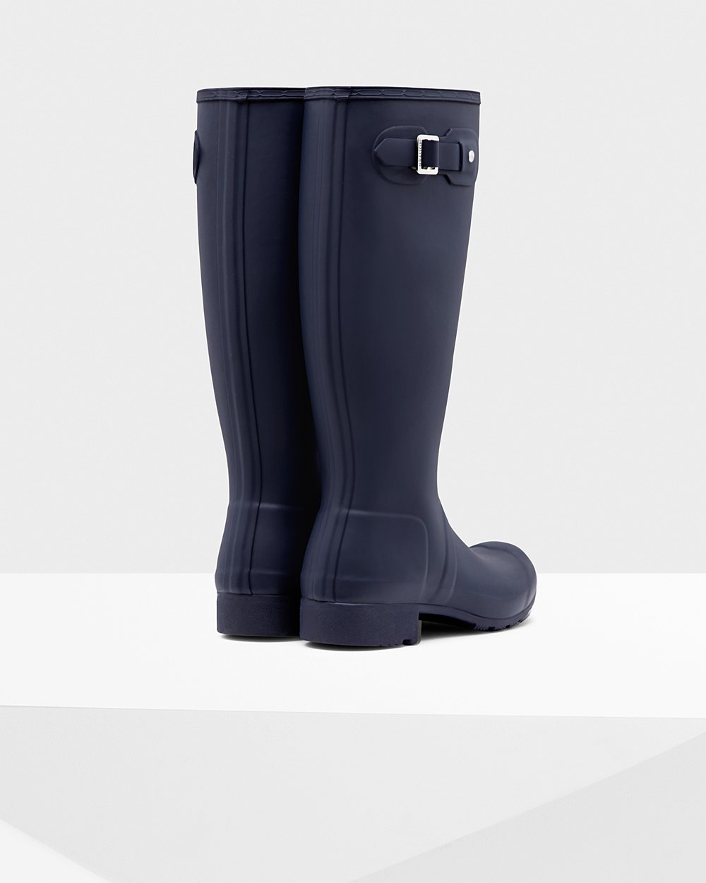 Womens Hunter Tall Rain Boots Navy - Original Tour Foldable - 5386147-UE